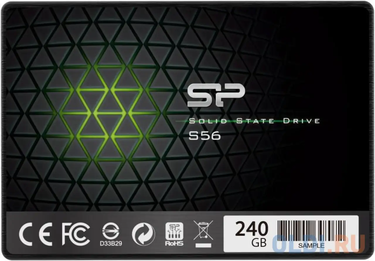 Твердотельный диск 240gb silicon power s56, 2.5