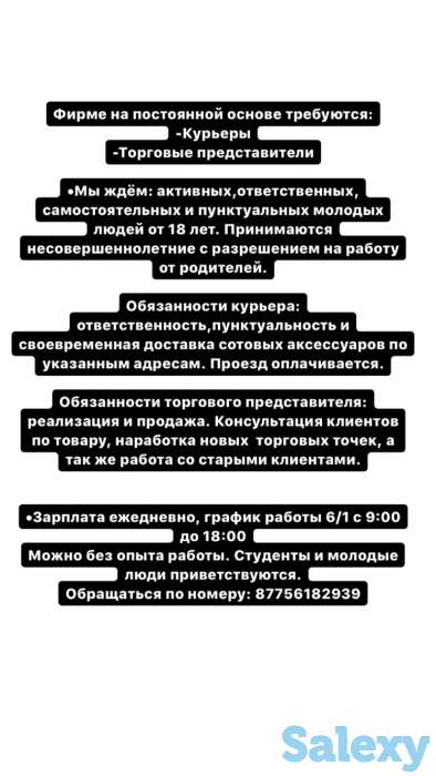 Курьер,Торговый Представитель, фотография 1