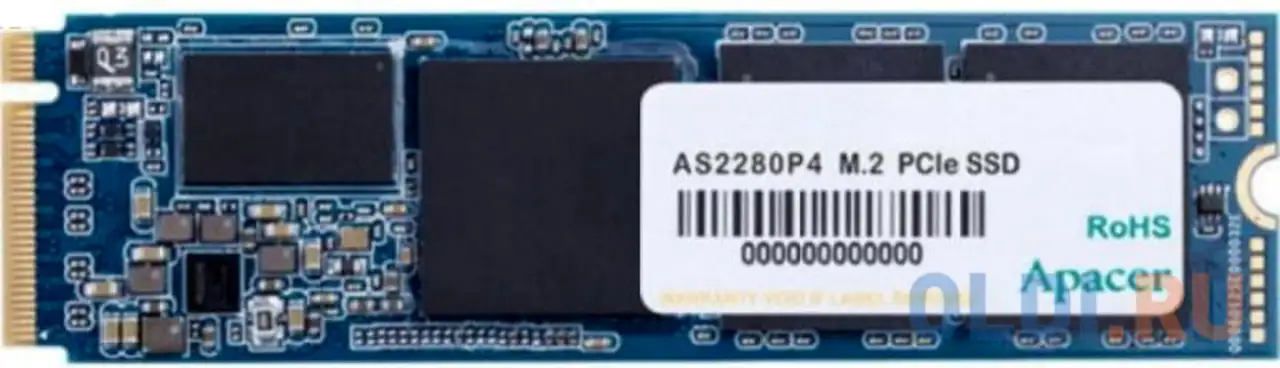 Ssd накопитель apacer as2280p4 256 gb pci-e 3.0 x4, фотография 1