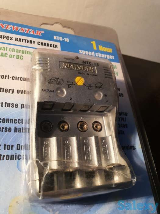 Зарядное устройство Newstar NTC-18, зарядка на 4 штуки за один час, фотография 3