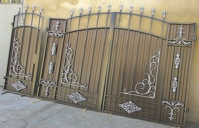 Ажурные и кованные ворота и калитки и заборы , ограждение., фотография 2