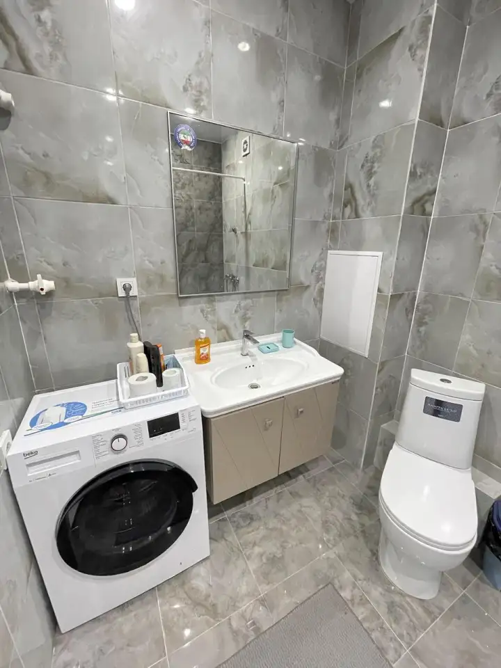 2-евро комнатная квартира, Таумыш Жумагалиева 15 блок А, фотография 12