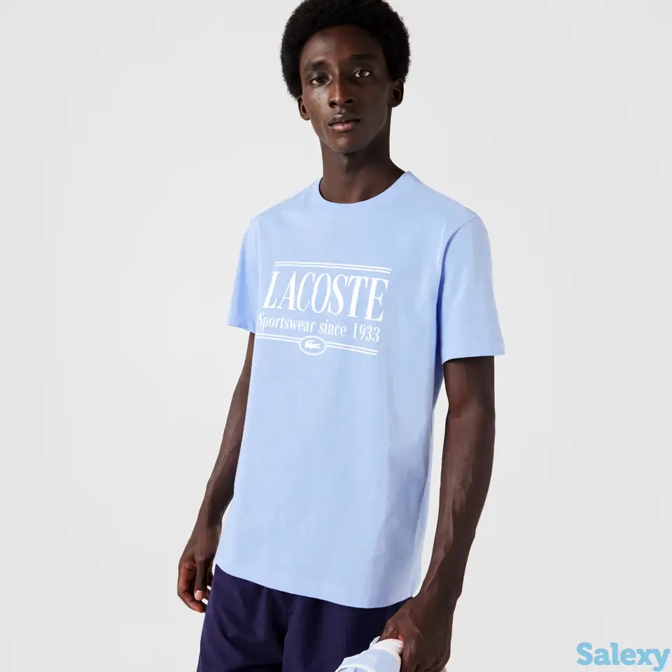 Мужская футболка lacoste regular fit, фотография 1