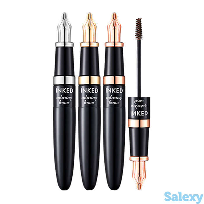 Тушь для бровей tony moly inked coloring brow, цвет #1 light brown | светло-коричневый, фотография 1