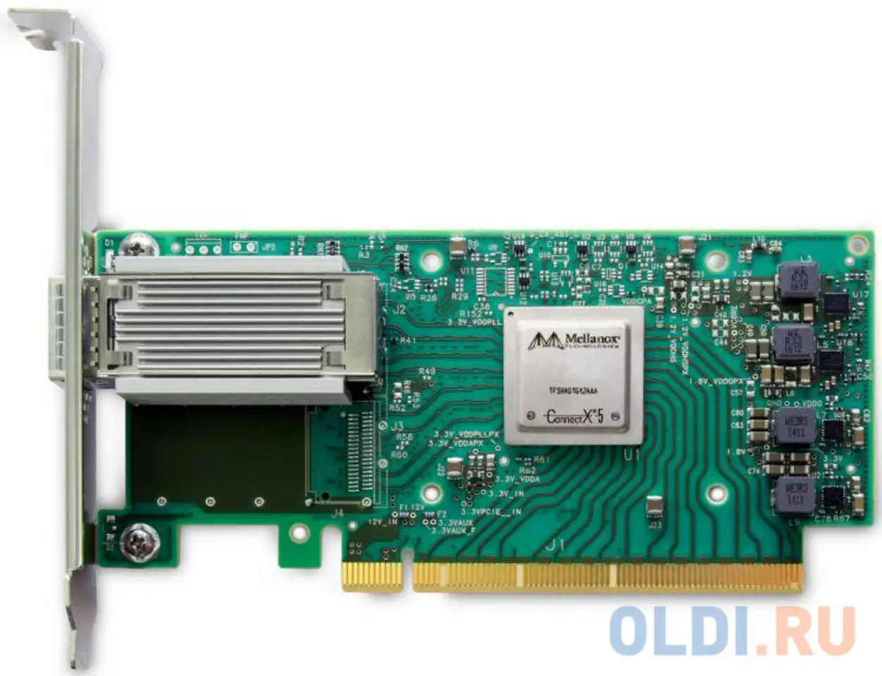 Connectx®-5 vpi adapter card, edr ib (100gb/s) and 100gbe, single-port qsfp28,, фотография 1