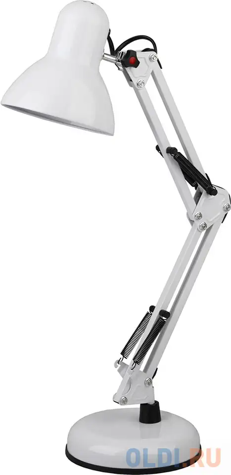 Эра б0035069 настольный светильник n-214-e27-40w-w белый, фотография 1