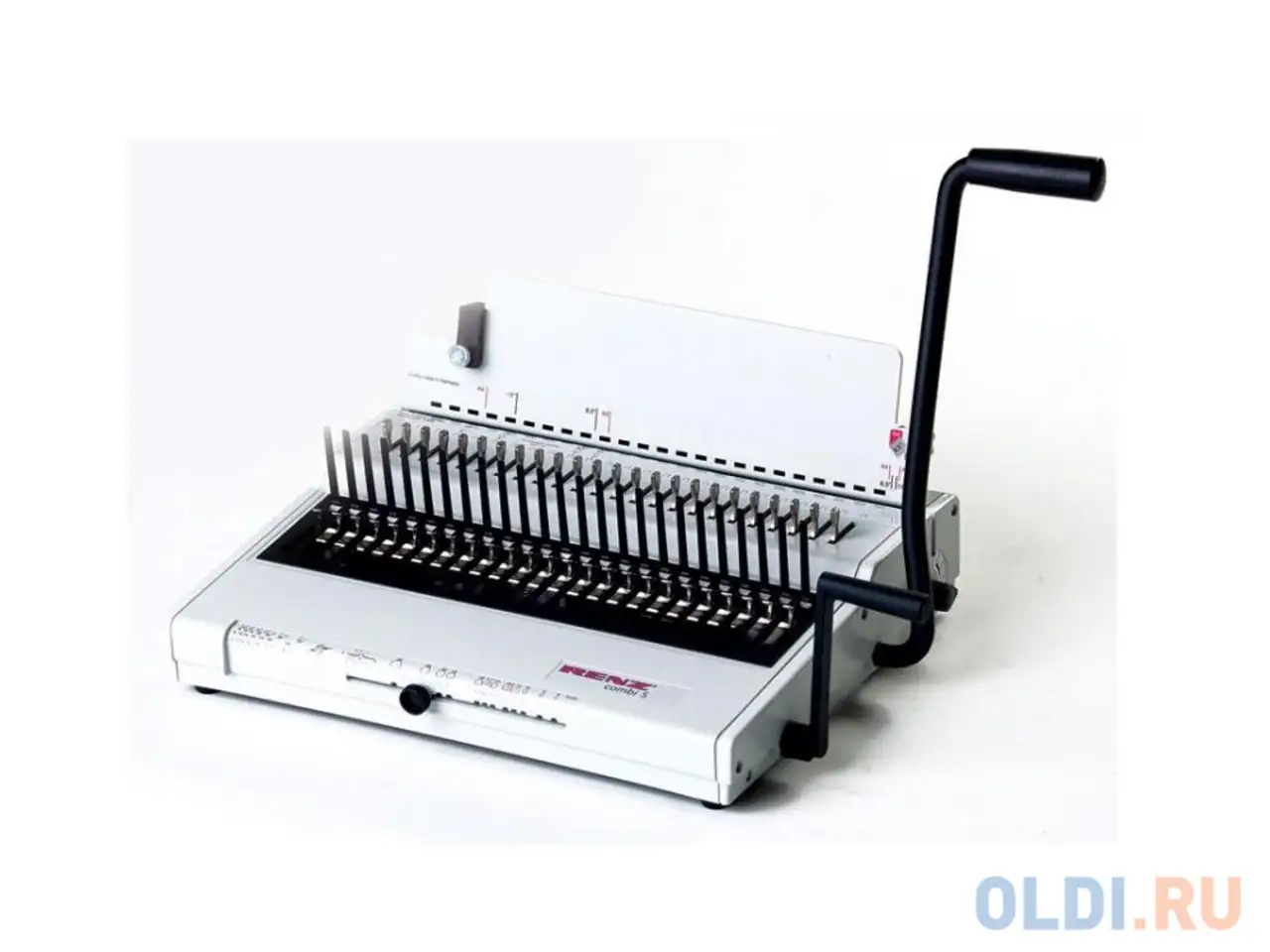 Переплетчик renz combi-s перфорирует 25 листов сшивает 500 листов пластиковые пружины, фотография 1