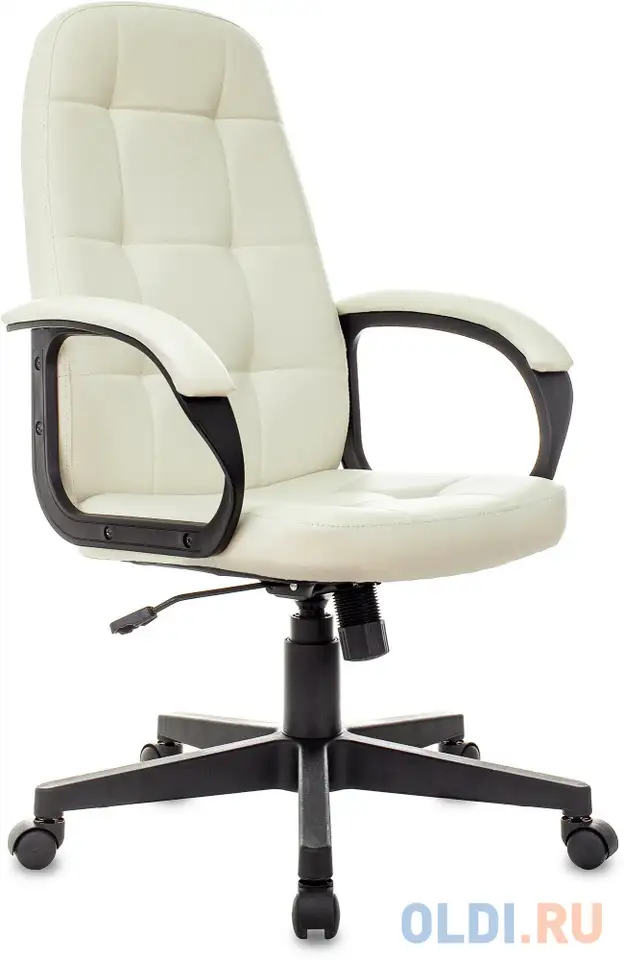 Кресло руководителя бюрократ ch 002 слоновой кости, фотография 1