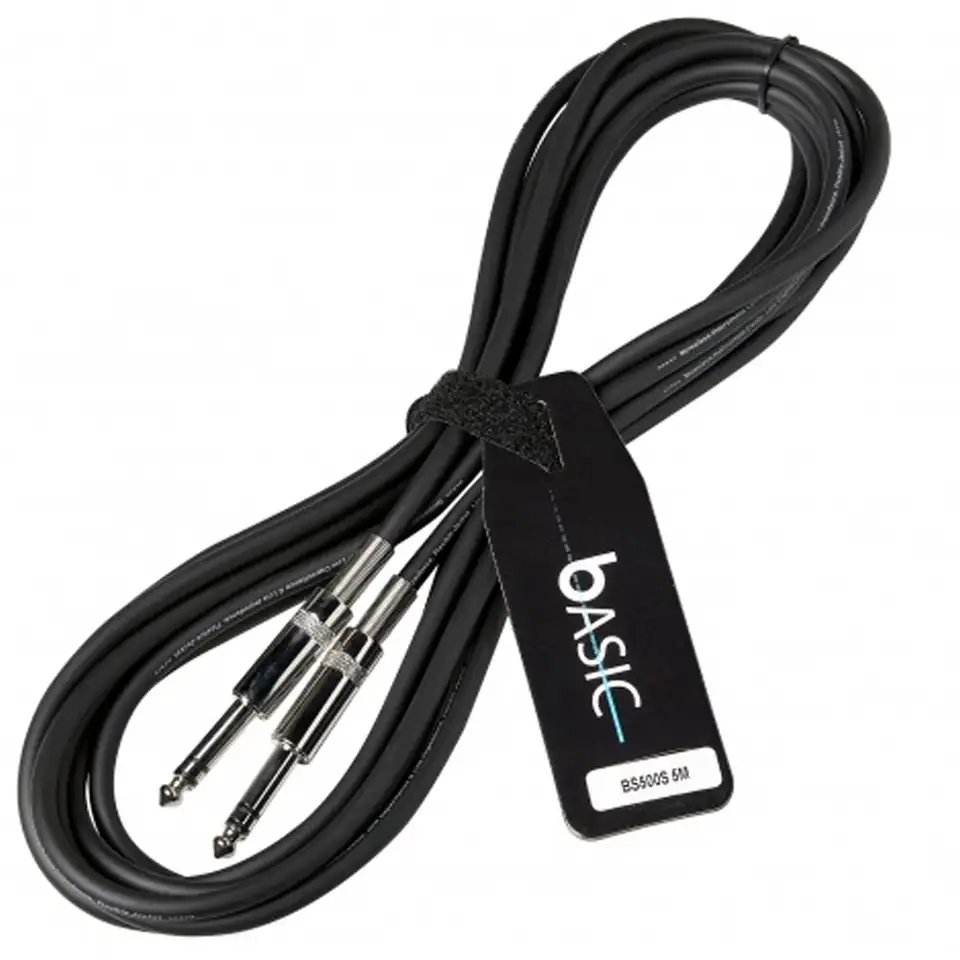 Кабель jack-jack 1 м bespeco basic bs100s, фотография 1