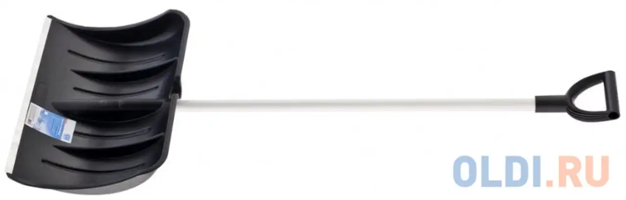 Лопата снеговая, 530х370мм,алюминиевый черенок россия// сибртех, фотография 1