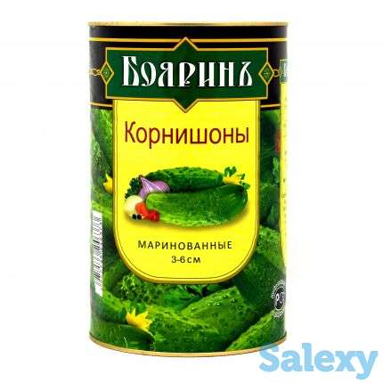Корнишоны маринованные с/б, ж/б 1-4 см/ 3-6 см/, фотография 8
