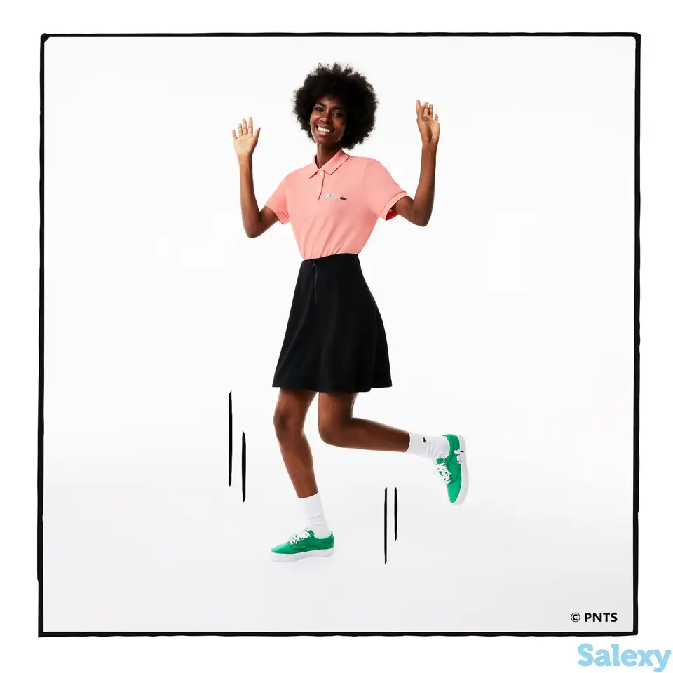 Женская рубашка-поло lacoste x peanuts regular fit из органического хлопка, фотография 1