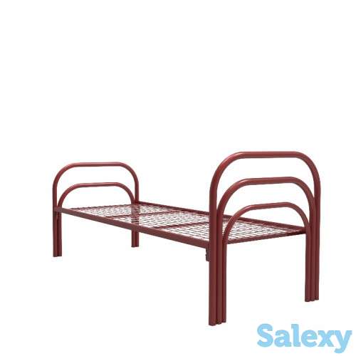 Металлические двуспальные кровати, разборные конструкции сеток и спинок, фотография 2