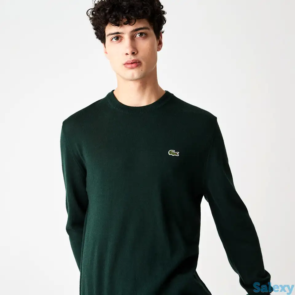 Мужской свитер lacoste с круглым вырезом, фотография 1