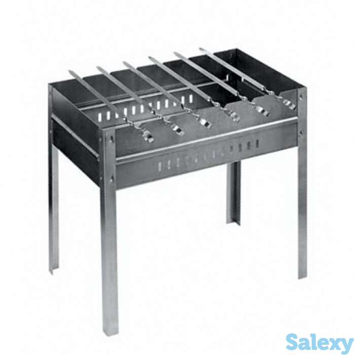 Мангал forester разборный с ребрами жесткости с 6 шампурами, фотография 1