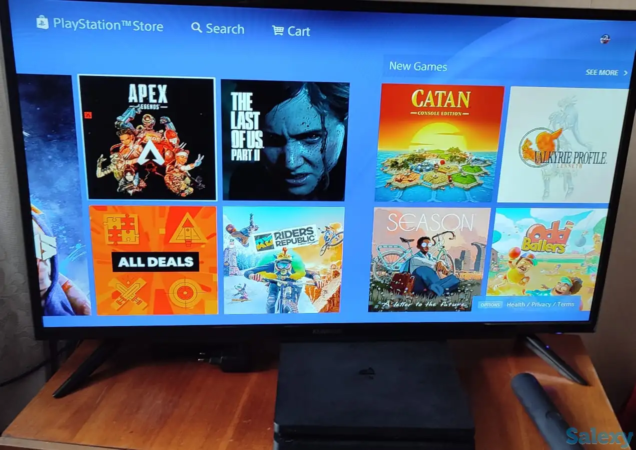 Sony PlayStation 4 Slim {500 GB) + 10 игр + Аккаунт, фотография 3