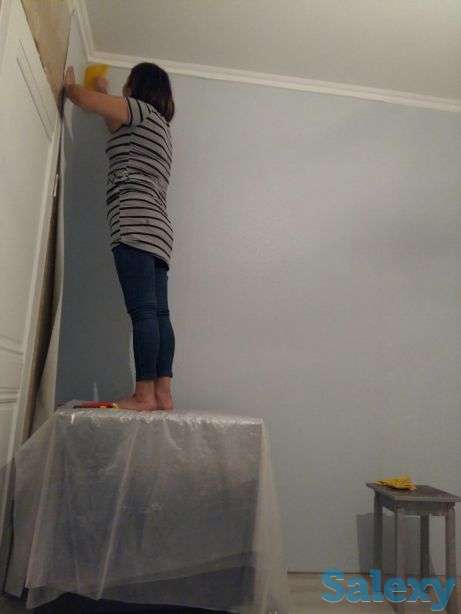Клеим обои,закатка.Быстро и качественно .от 400 тенге. Стаж 10 лет, фотография 3