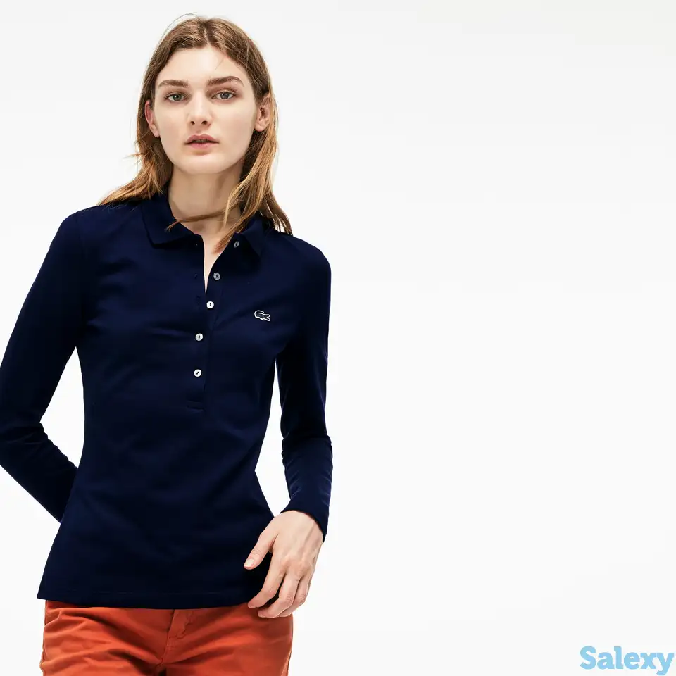 Женское поло lacoste slim fit, фотография 1