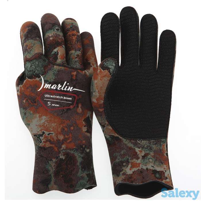 Перчатки marlin ultrastretch brown 5 mm, фотография 5