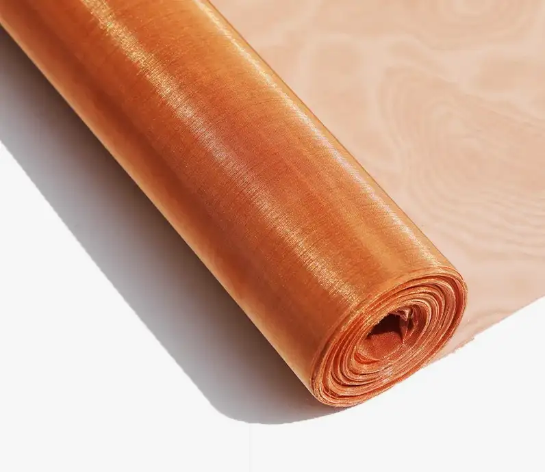 Сетка медная для экранирования, D 0,1-0,5 мм, Размер: 0.56х0.56... м, Раскрой: 1хрулон, Тип сетки: тканая..., фотография 1