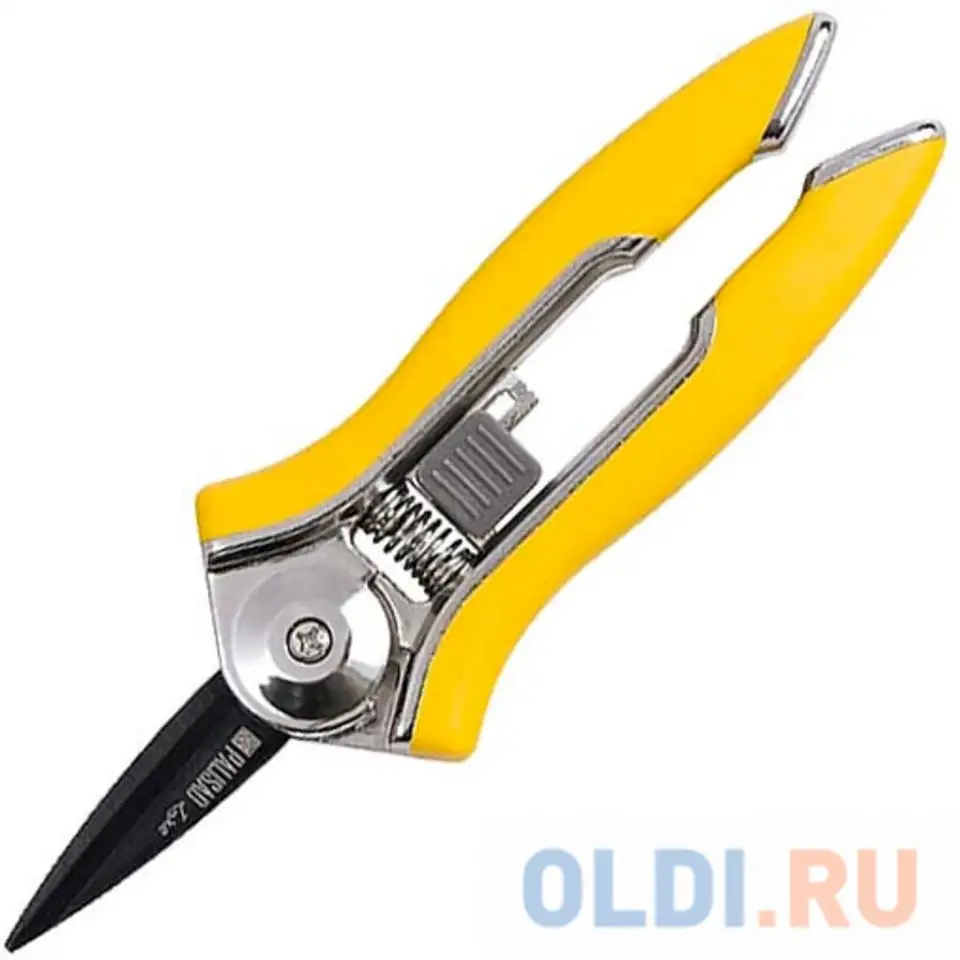 Секатор palisad 60500  цветочный 150мм металл.рукоятки с резиновыми вставками luxe, фотография 1