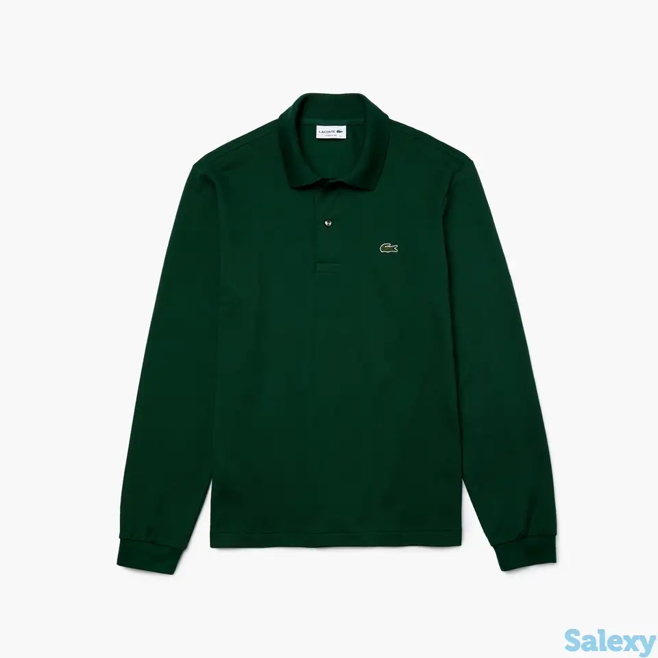 Мужское поло lacoste classic fit с длинным рукавом, фотография 1