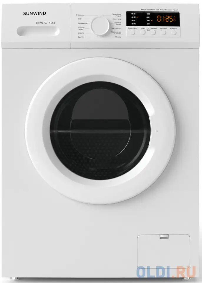 Стиральная машина sunwind swme703 белый, фотография 1