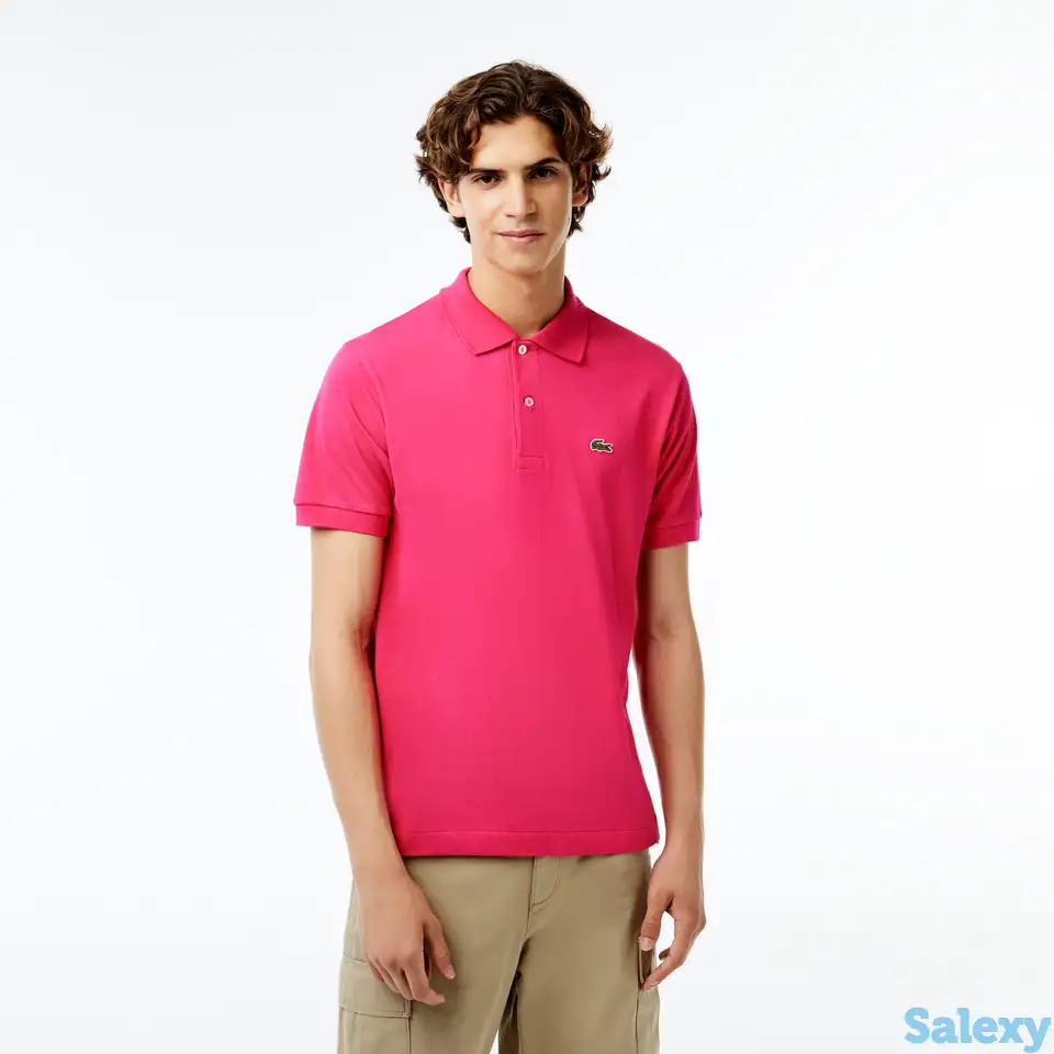 Мужское поло lacoste l1212 classic fit, фотография 1