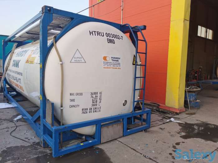Танк-контейнер б/у 30000 лит. под спирт, фотография 3