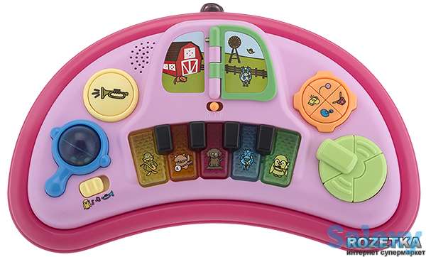 Ходунки Chicco Band Пианино Розовые, фотография 2