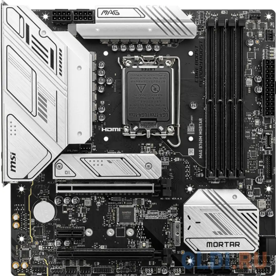 Материнская плата msi mag b760m mortar, фотография 1