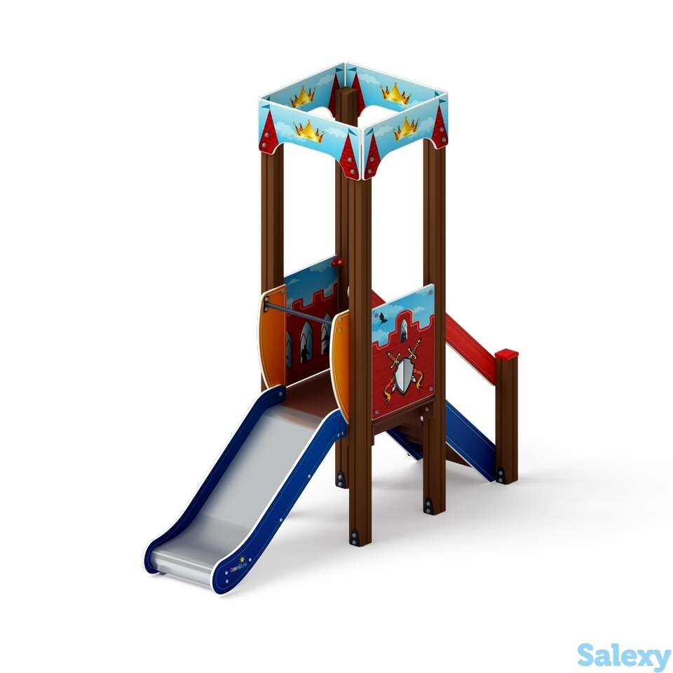 Горка королевство (красное) н-750 ио 41.15.01-03, фотография 1