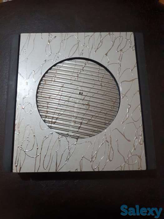 Звонок электрический дверной, сделан в Индии, серебро, фотография 2