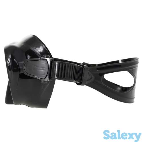 Маска подводная marlin frameless duo (черный силикон)  просветленные линзы black, фотография 3