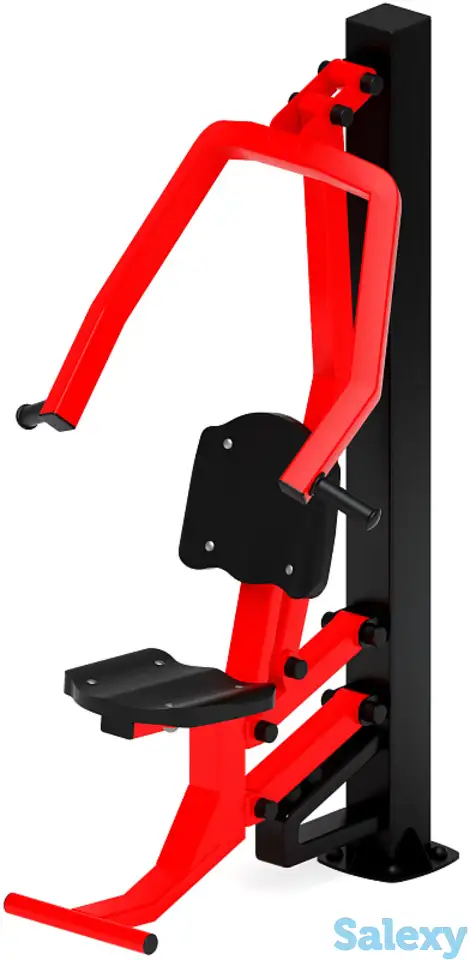 Жим от груди (красный) - уличный тренажер - ст 006-11, фотография 1