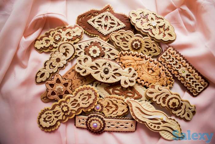 Заколки для волос из бересты, фотография 1