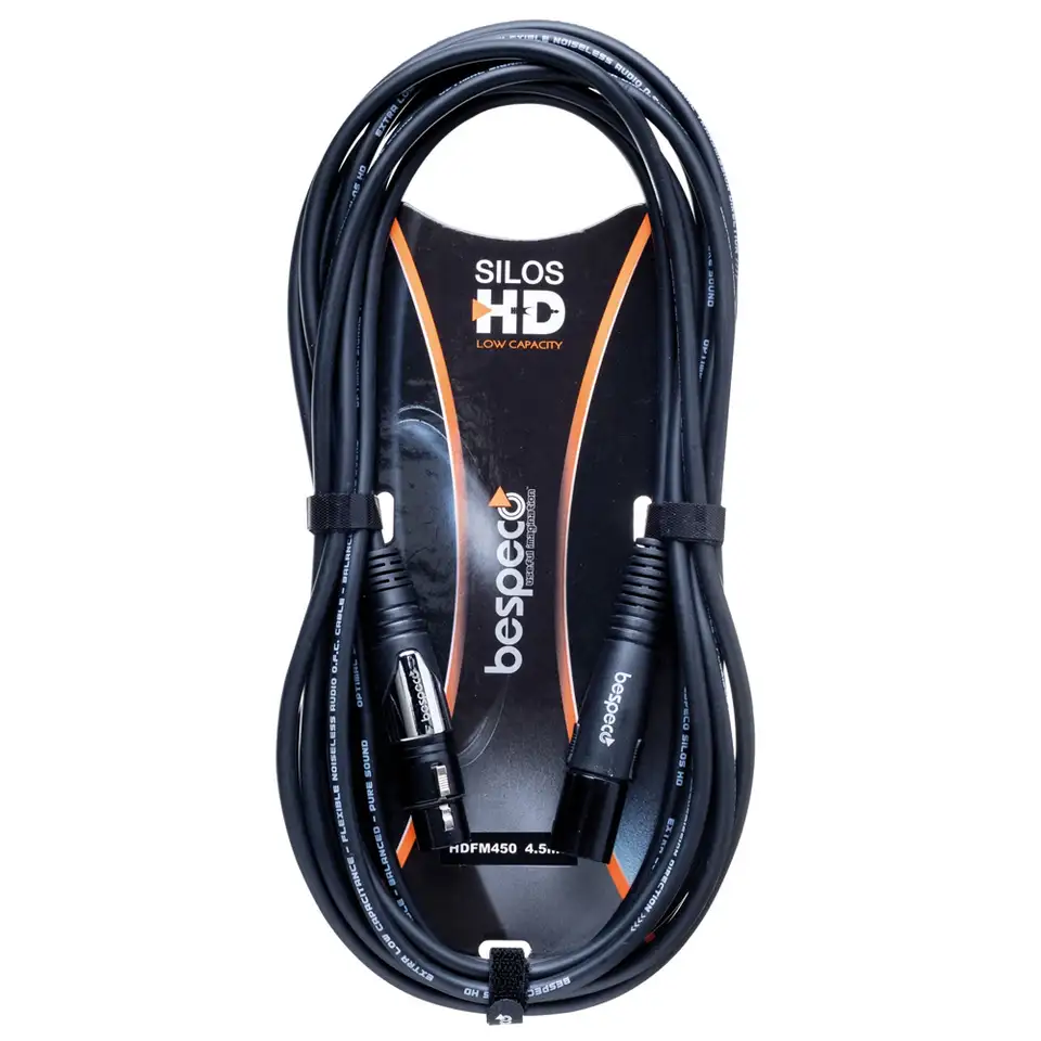 Кабель xlr-xlr 9 m bespeco silos hd hdfm900, фотография 1