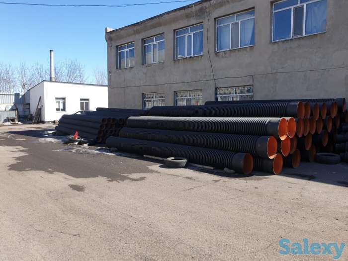 Трубы канализационные двухслойные гофрированны, фотография 2