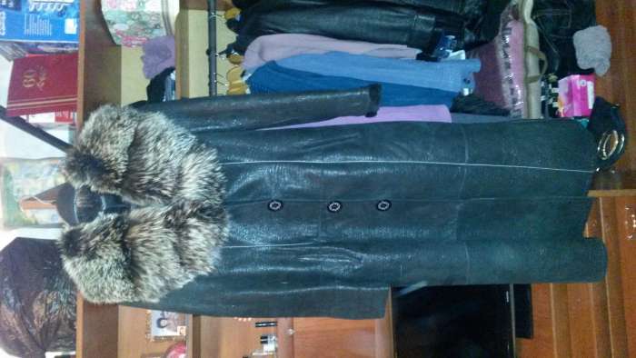 Продам дубленка коричнего цвета, фотография 1