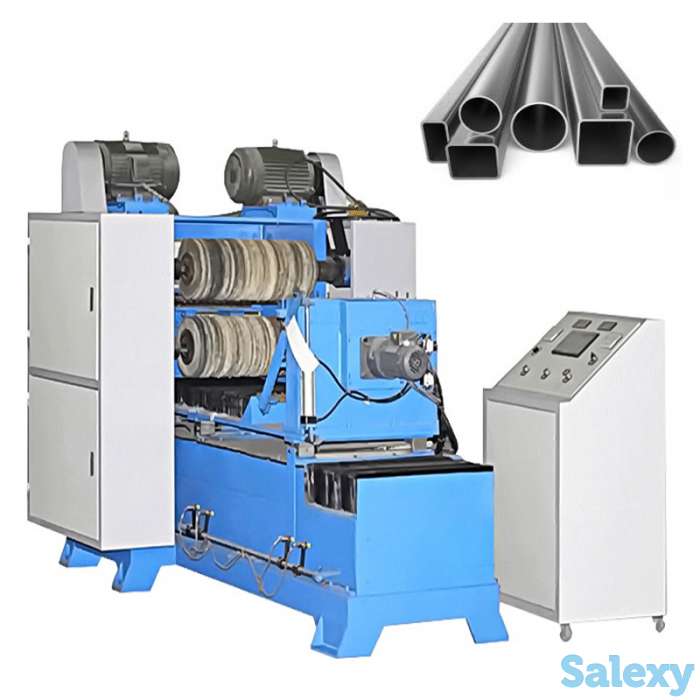 JZ-PSD1000 Двухсторонний станок для полировки металлических труб сразу по несколько штук, фотография 1