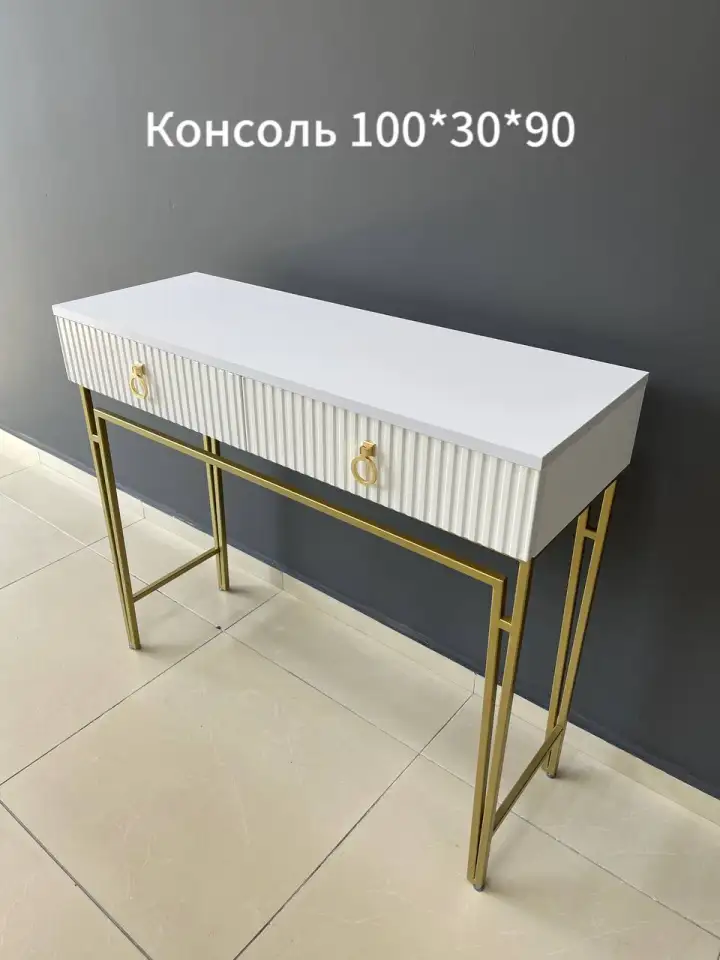 Туалетные столики, консоли на металлических ножках Woodhouse в стиле лофт, фотография 4