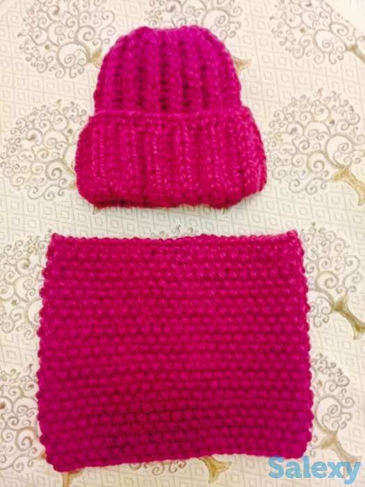 Продаю вязаные шапки, фотография 1