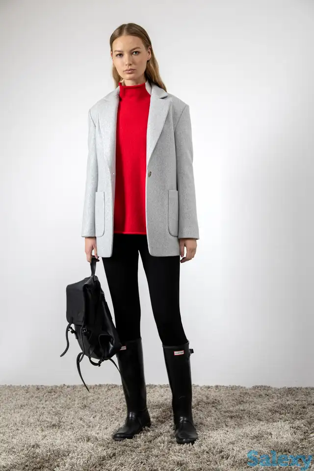 Жакет из фланели на трикотажной основе vassa&co, фотография 1