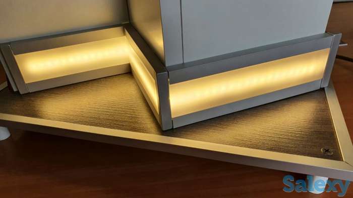 плинтус СВЕТОДИОДНЫЙ с подсветкой ЛЕД алюминиевый, фотография 2