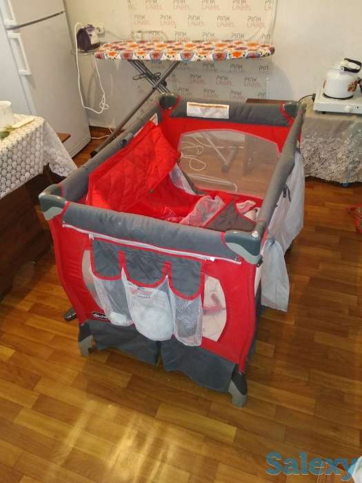 Продам Корейский манеж с люлькой., фотография 1