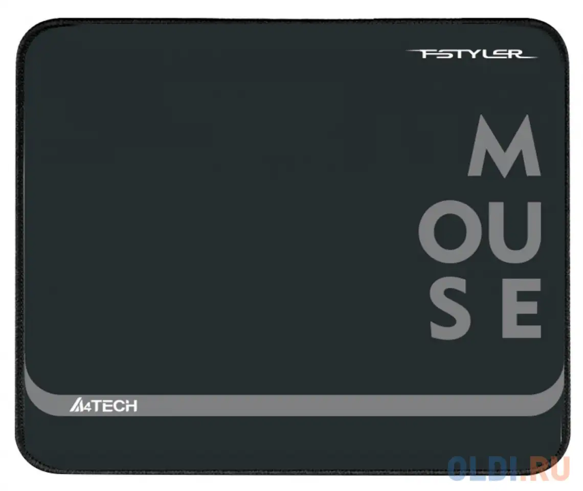 Коврик для мыши a4tech fstyler fp20 серый/черный 250x200x2мм, фотография 1