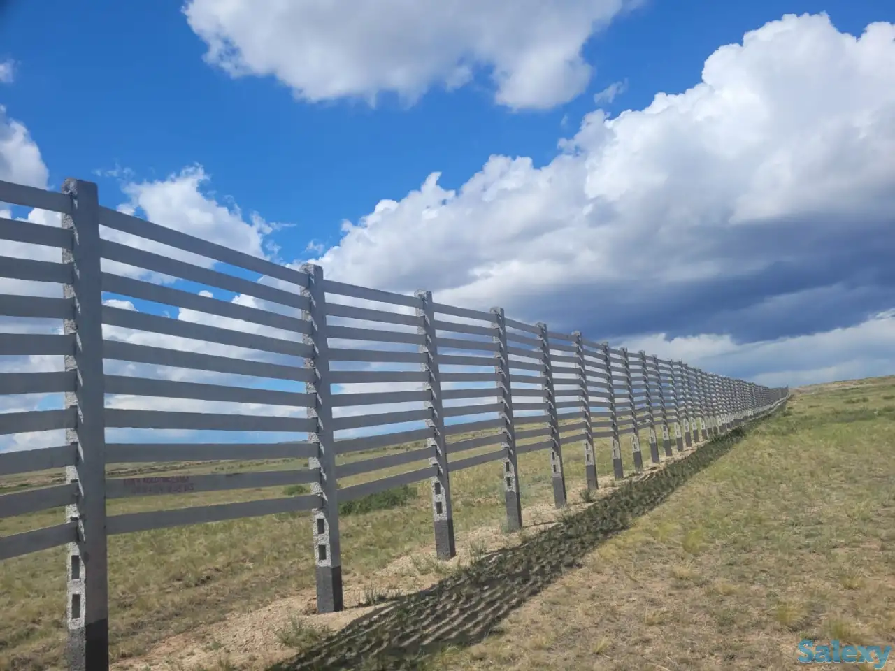 Снегозащитные ограждения из бетона. Стойка С74, Стойка С58, Доска Д30, фотография 3