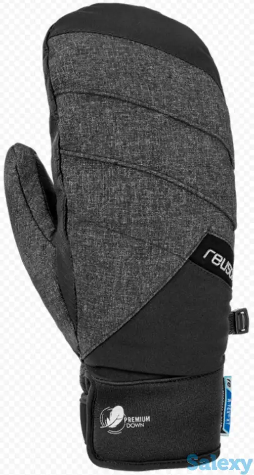 Варежки reusch 20-21 febe r-tex xt black\black melange w, фотография 1