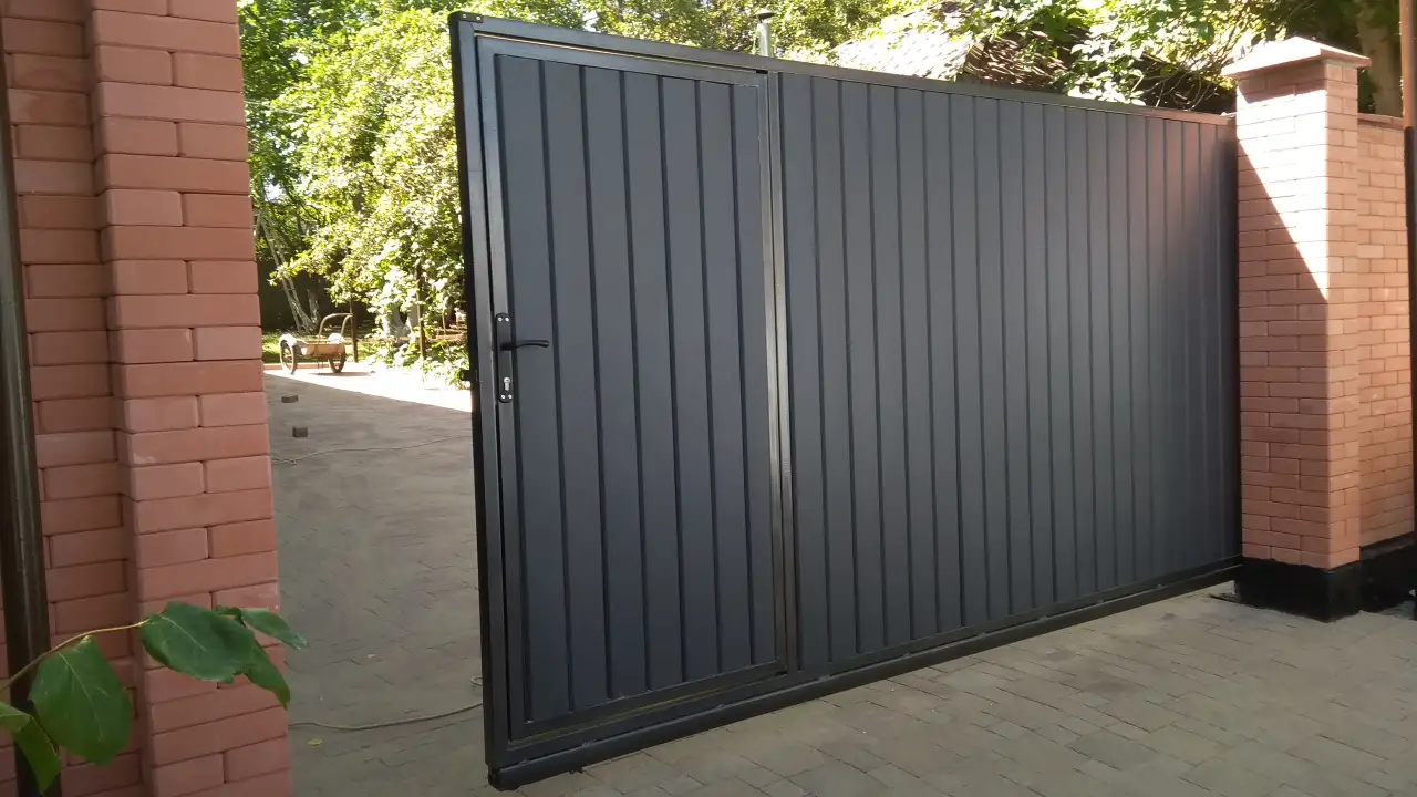 Откатные консольные ворота, автоматика, сварочные работы, любые металлоконструкции, фотография 1