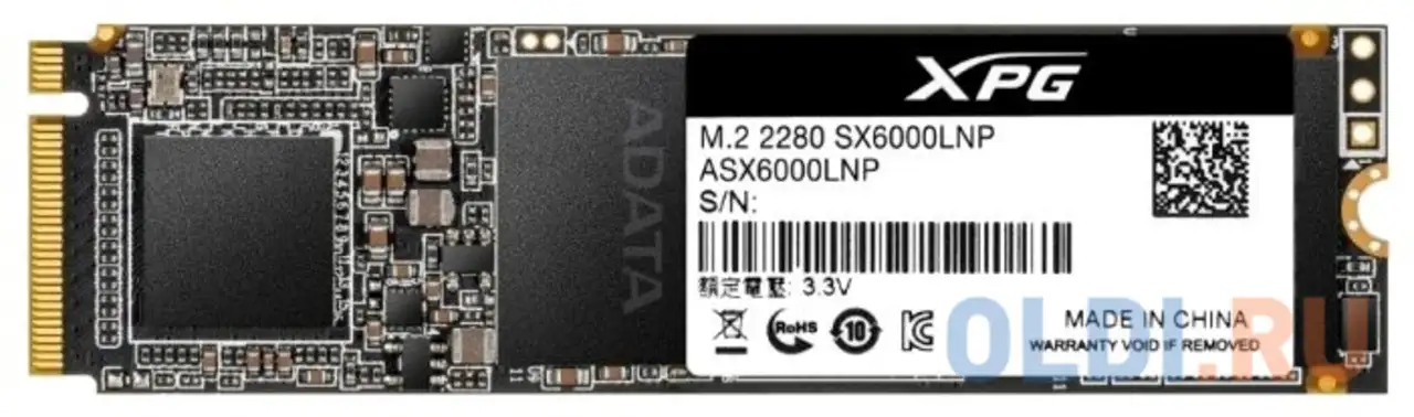 Ssd накопитель a-data xpg sx6000 lite 1 tb pci-e 3.0 x4, фотография 1
